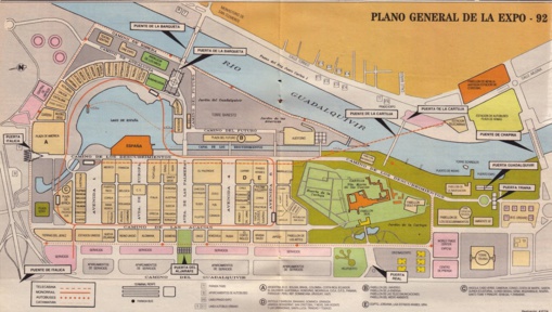 Primer plano del recinto Expo 92