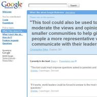 La Casa Blanca utiliza Google Moderator para perfeccionar la democracia