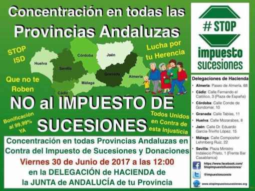 La lucha contra el Impuesto de Sucesiones es lo más hermoso que le ha ocurrido a Andalucía en décadas