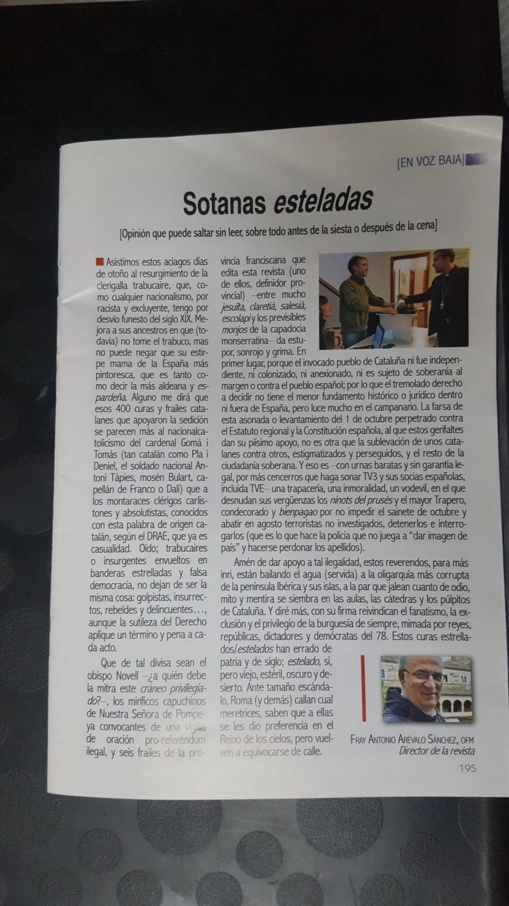 El inmenso y doloroso fracaso de la Iglesia española El inmenso y doloroso fracaso de la Iglesia española