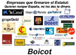 Uno de los muchos carteles de boicot que circulan por Internet Uno de los muchos carteles de boicot que circulan por Internet
