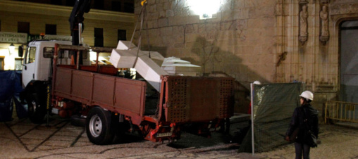 Retirada de la Cruz franquista de Callosa de Segura Retirada de la Cruz franquista de Callosa de Segura