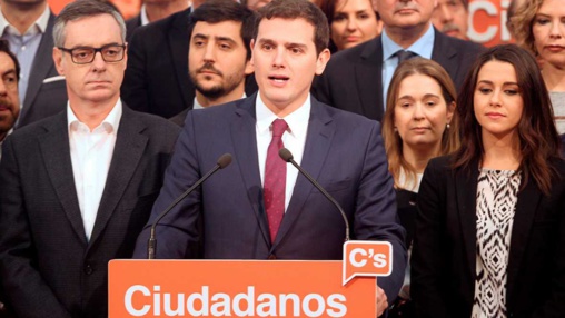 Ciudadanos se perfila como partido dominante en España Ciudadanos se perfila como partido dominante en España