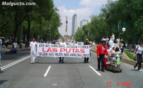 Manifestación en México DF