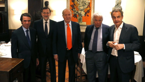 Los responsables del abuso nacionalista en España se reúnen para cenar