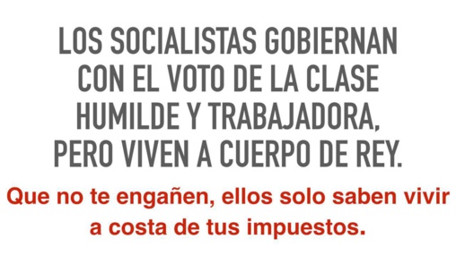 Los "miserables" no son sólo los socialistas, sino también todos los que han tocado poder en España Los "miserables" no son sólo los socialistas, sino también todos los que han tocado poder en España