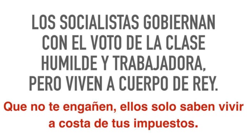 Los "miserables" no son sólo los socialistas, sino también todos los que han tocado poder en España