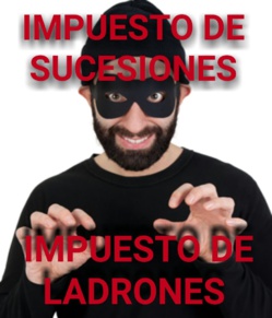 Uno de los muchos memes sobre el Impuesto de Sucesiones que circulan por Internet Uno de los muchos memes sobre el Impuesto de Sucesiones que circulan por Internet