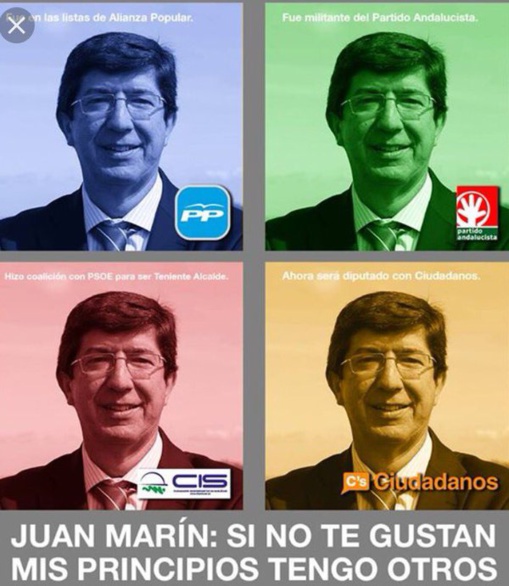 Juan Marín no merece ser presidente de Andalucia