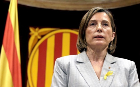 Carmen Forcadell, la rebelde y dura independentista catalana que se creía impune Carmen Forcadell, la rebelde y dura independentista catalana que se creía impune