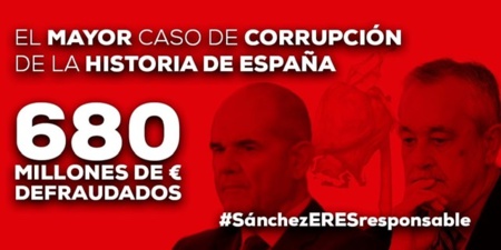 Sobrecoge y asusta ver la larga y tenebrosa lista de corrupciones socialistas en España