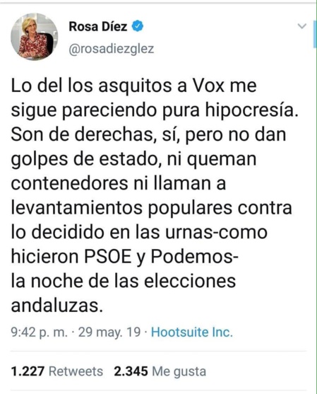 La demonización de VOX es una vileza La demonización de VOX es una vileza