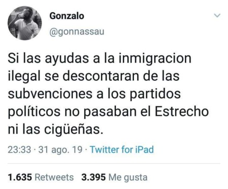 Luchemos, luchemos sin descanso, hasta que España sea una nación decente Luchemos, luchemos sin descanso, hasta que España sea una nación decente