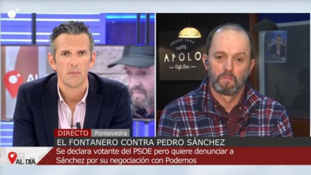 El fontanero gallego que ha denunciado a Pedro Sánchez es héroe y modelo para los demócratas y la España decente
