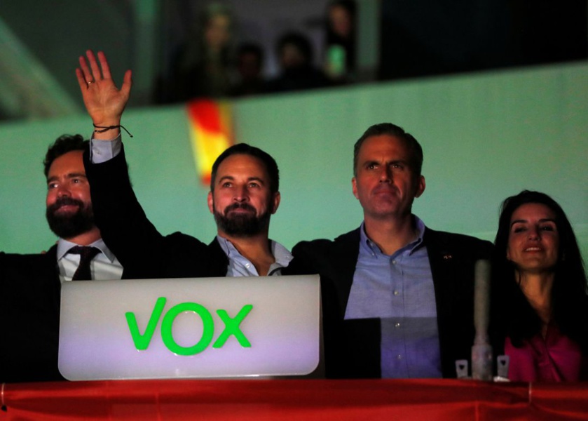 Abascal y los pretorianos de VOX Abascal y los pretorianos de VOX