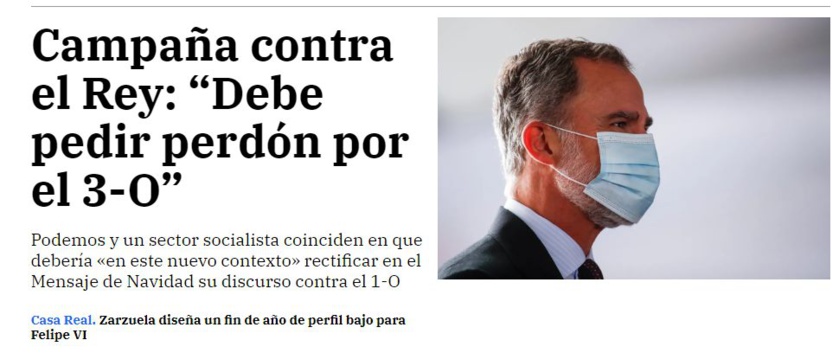 El rey de España está en peligro y el sistema también El rey de España está en peligro y el sistema también