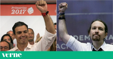 Pedro Sánchez y Pablo Iglesias, unidos por el odio Pedro Sánchez y Pablo Iglesias, unidos por el odio