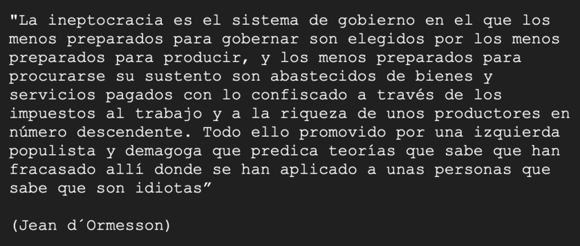 España, líder mundial en "Ineptocracia" España, líder mundial en "Ineptocracia"