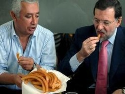 Rajoy, Arenas y los "churros"