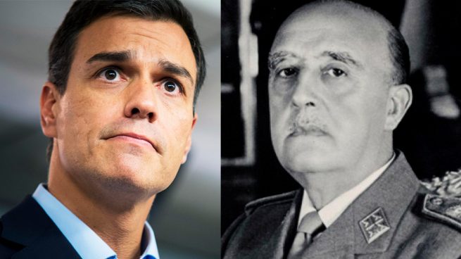Franco y Sánchez, dos versiones opuestas de España