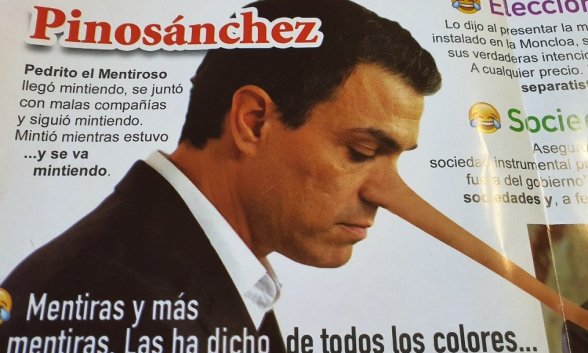 Las mentiras del sanchismo son un diluvio estremecedor y corrosivo, capaz de destruir España