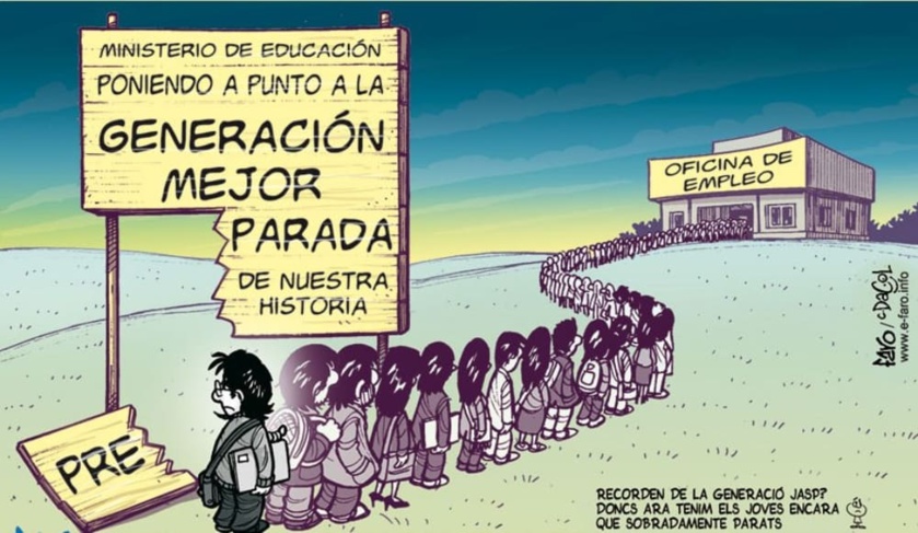 España, líder europeo en desempleo juvenil España, líder europeo en desempleo juvenil