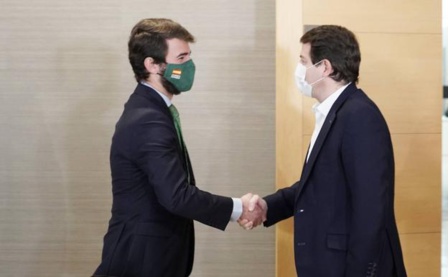 Mañueco (PP) y García Gallardo (VOX) Mañueco (PP) y García Gallardo (VOX)