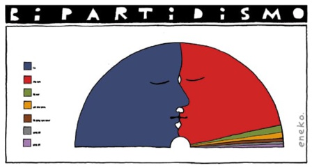 El bipartidismo es la ruina de España y el mejor negocio para PSOE y PP El bipartidismo es la ruina de España y el mejor negocio para PSOE y PP