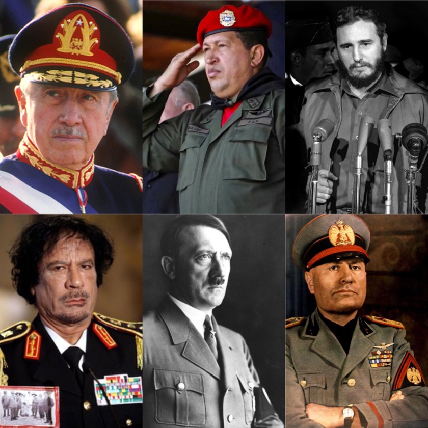 Algunos dictadores oscuros Algunos dictadores oscuros