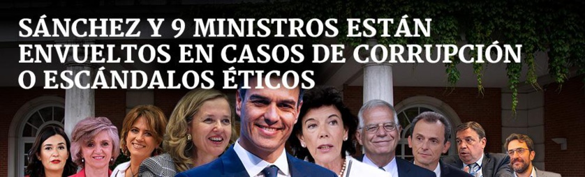 Llamar "corrupto" a Pedro Sánchez es justo