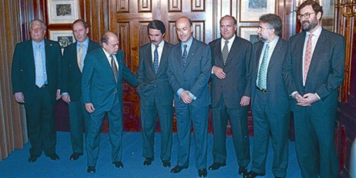 Pacto para gobernar entre Aznar y Pujol