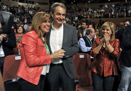 Zapatero, Chaves y Griñan arruinan la fiesta electoral andaluza de Susana Zapatero, Chaves y Griñan arruinan la fiesta electoral andaluza de Susana