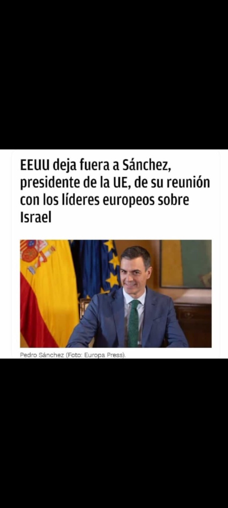 El desprecio de Estados Unidos a Pedro Sánchez El desprecio de Estados Unidos a Pedro Sánchez