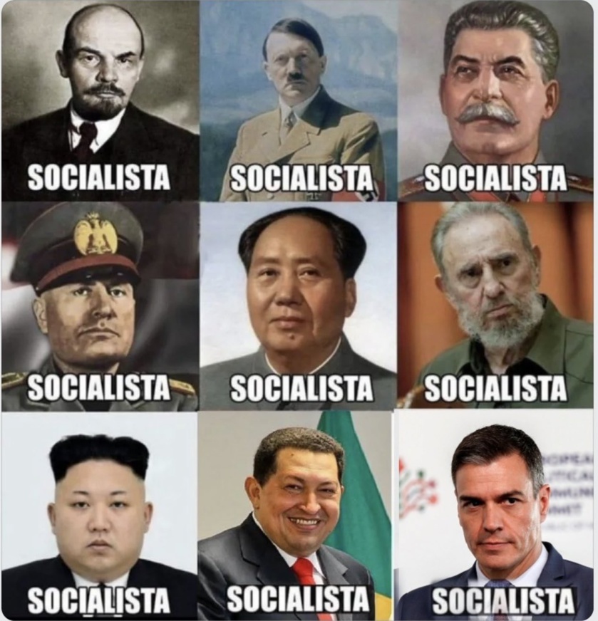 Sancrez aparece ya entre los peores dictadores del planeta: Lenin, Stalin, Hitler, Mao, Castro, Chavez y otros, todos ellos de orígenes socialistas Sancrez aparece ya entre los peores dictadores del planeta: Lenin, Stalin, Hitler, Mao, Castro, Chavez y otros, todos ellos de orígenes socialistas