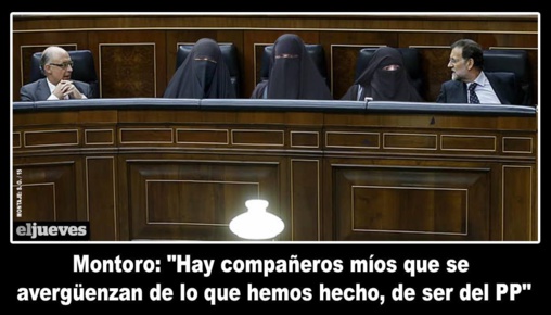 Meme humoristico sobre el "orgullo" del PP, publicado en la red Meme humoristico sobre el "orgullo" del PP, publicado en la red