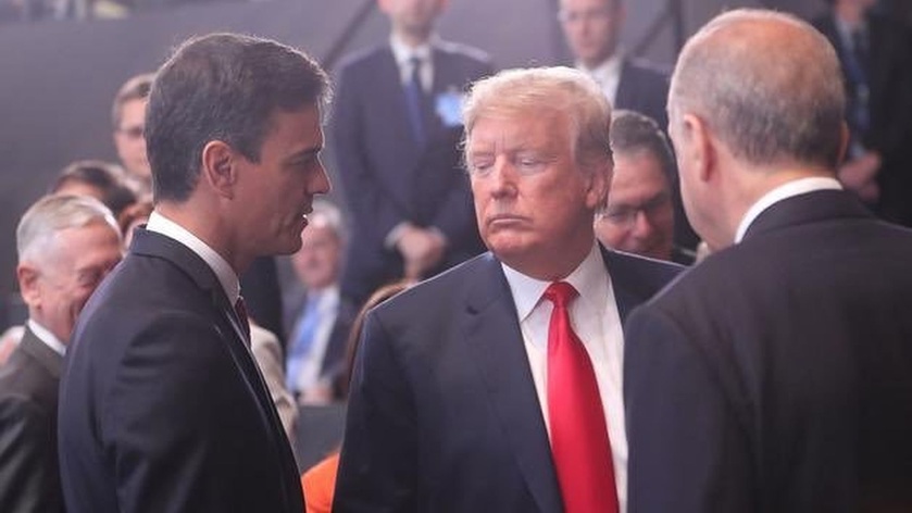 Trum conoce a Sánchez y lo desprecia intensamente Trum conoce a Sánchez y lo desprecia intensamente