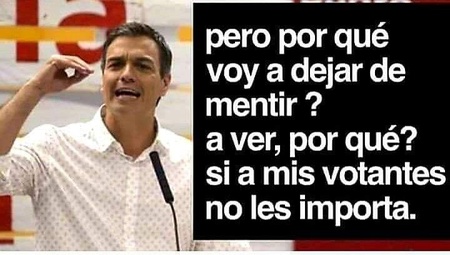 (Este artículo permanecerá en portada hasta el Sábado Santo) La mentira, que es la peor corrupción del sanchismo, envilece a España (Este artículo permanecerá en portada hasta el Sábado Santo) La mentira, que es la peor corrupción del sanchismo, envilece a España