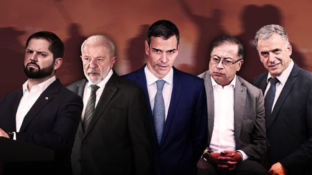 Sánchez en América, reunido con otros mentirosos de su tribu socialista Sánchez en América, reunido con otros mentirosos de su tribu socialista