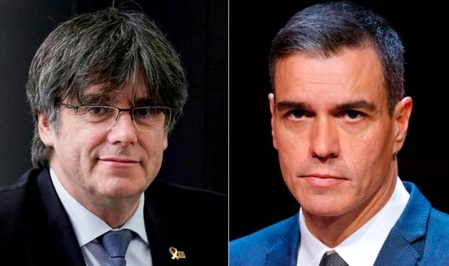 Parece que Puigdemont le ha clavado la puntilla al bicho Parece que Puigdemont le ha clavado la puntilla al bicho