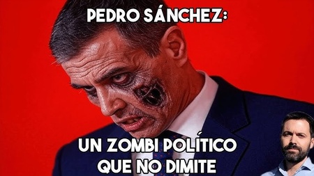 Un monstruo zombi que devora y no dimite