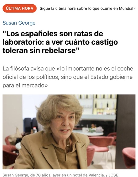 Los españoles somos indignas ratas de laboratorio