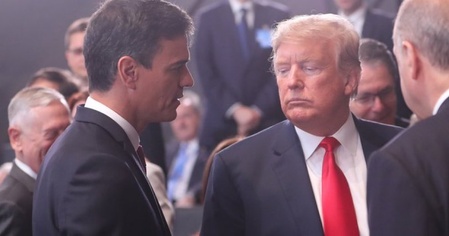 Sánchez está eufórico generando odio a Donald Trump Sánchez está eufórico generando odio a Donald Trump