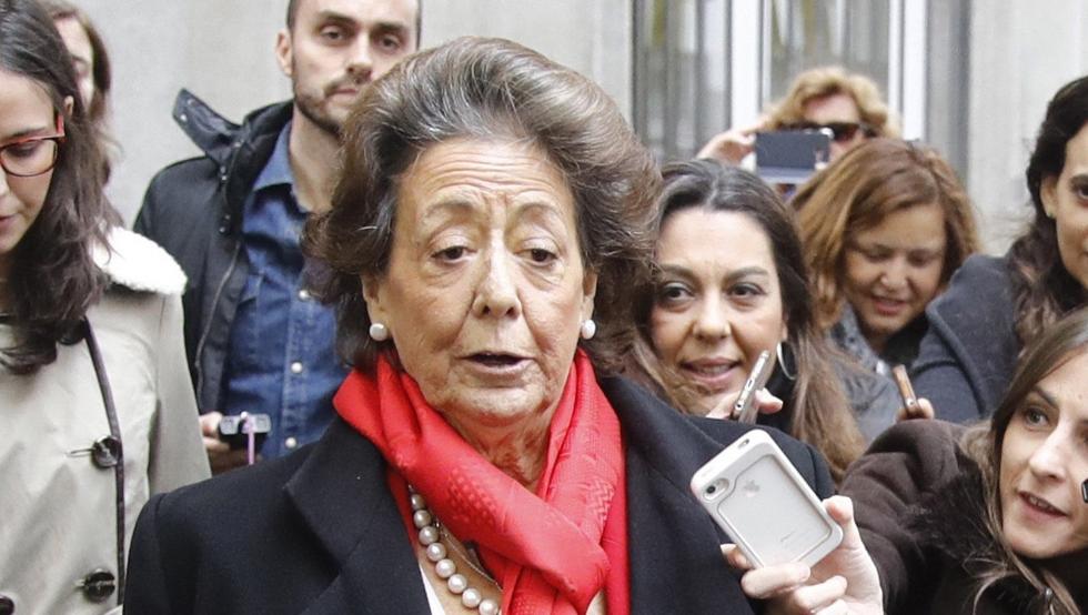 Avejentada y deshecha, Rita Barberá muere a los 68 años