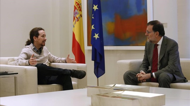 Rajoy y Pablo Iglesias: triunfan dos "adversarios-socios" que se necesitan