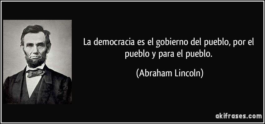 La democracia que proclamaba Lincoln ha sido prostituida por los partidos políticos