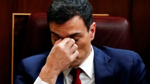 Pedro Sánchez, abrumado por su fracaso
