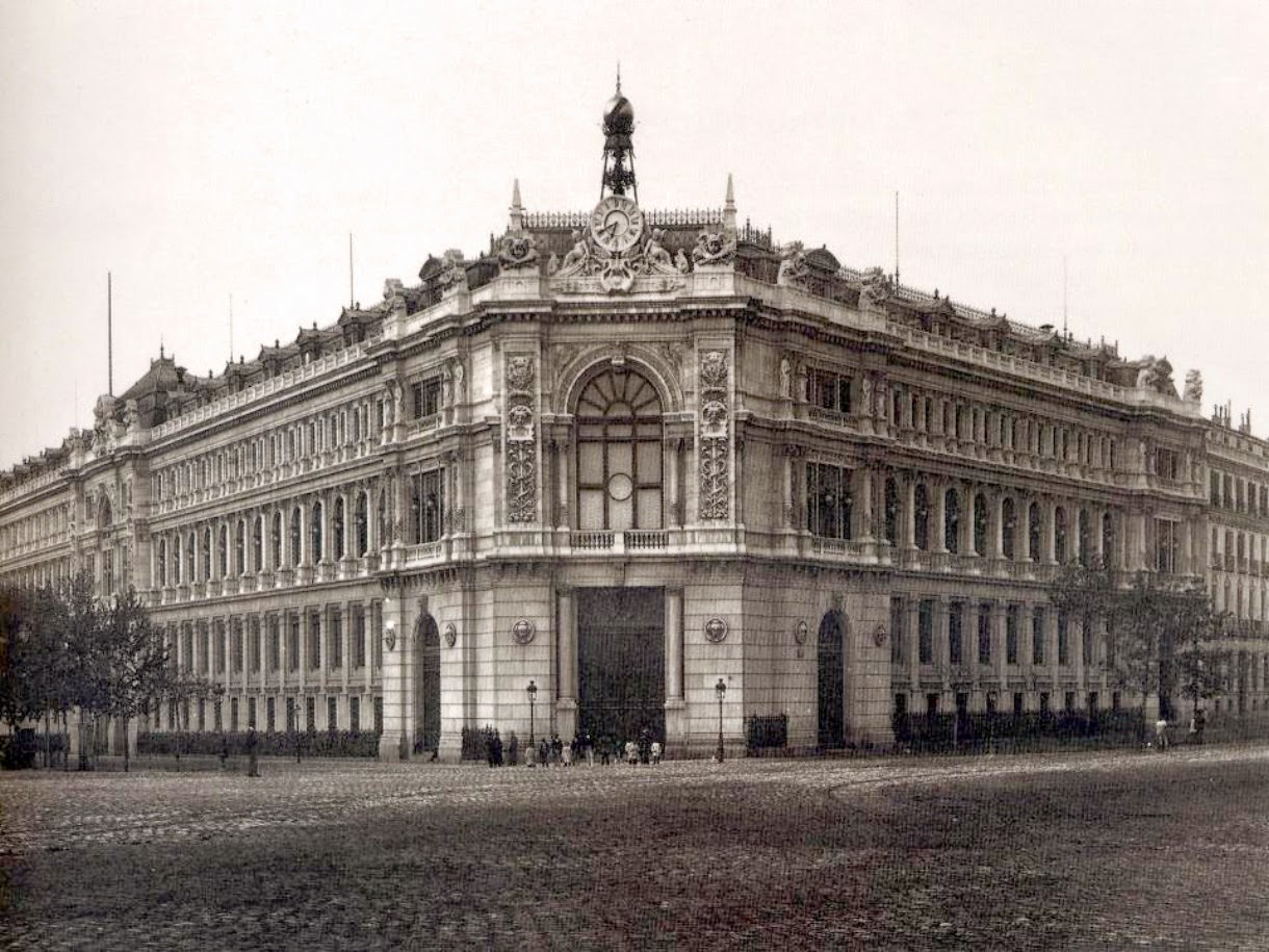 El edificio del Banco de España, saqueado en 1936