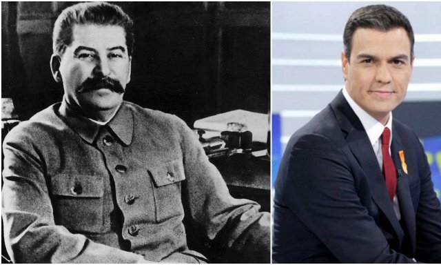 El "padrecito" Stalin y el "padrecito" Sánchez