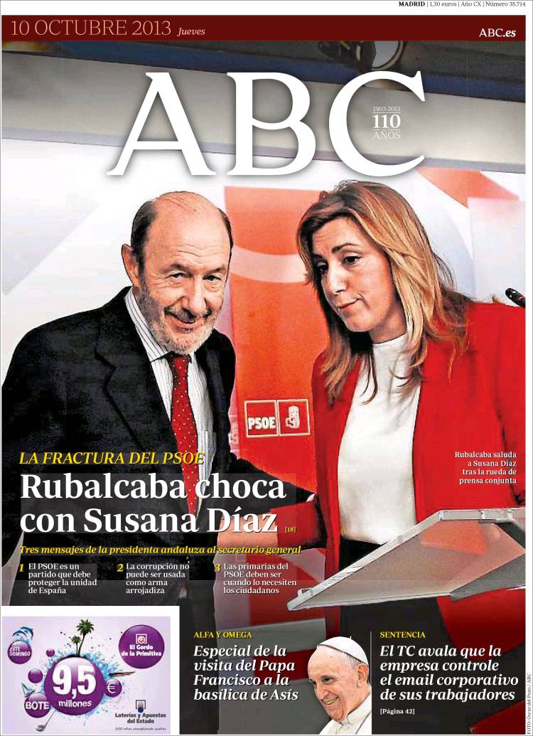 Susana quiere entrar "bajo palio" en el PSOE