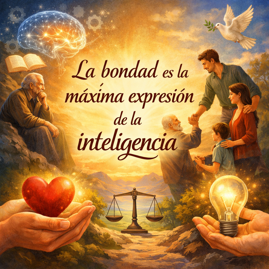 La bondad es la máxima expresión de la inteligencia